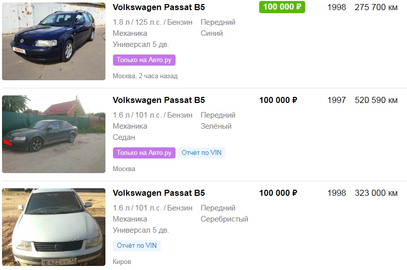Какое Авто Купить До 100000 Рублей